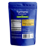 Fruit-flavored turmeric soft chews